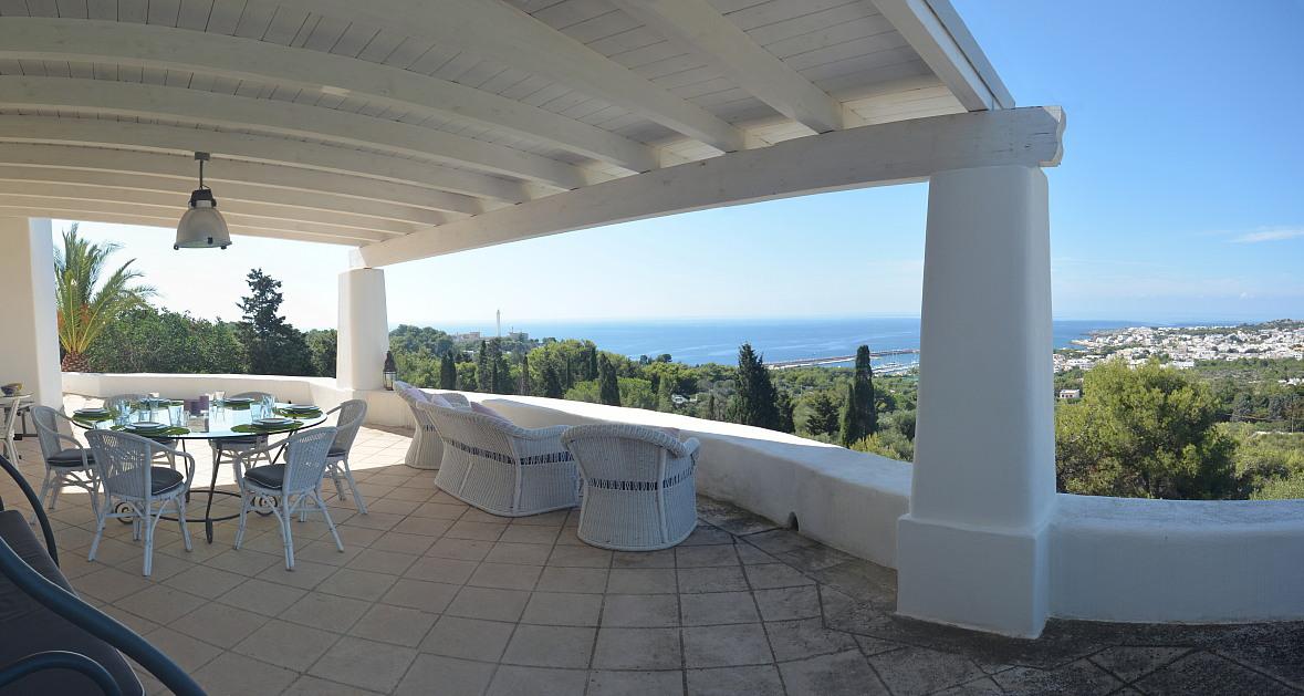 Terrazza vista mare attrezzata - sud